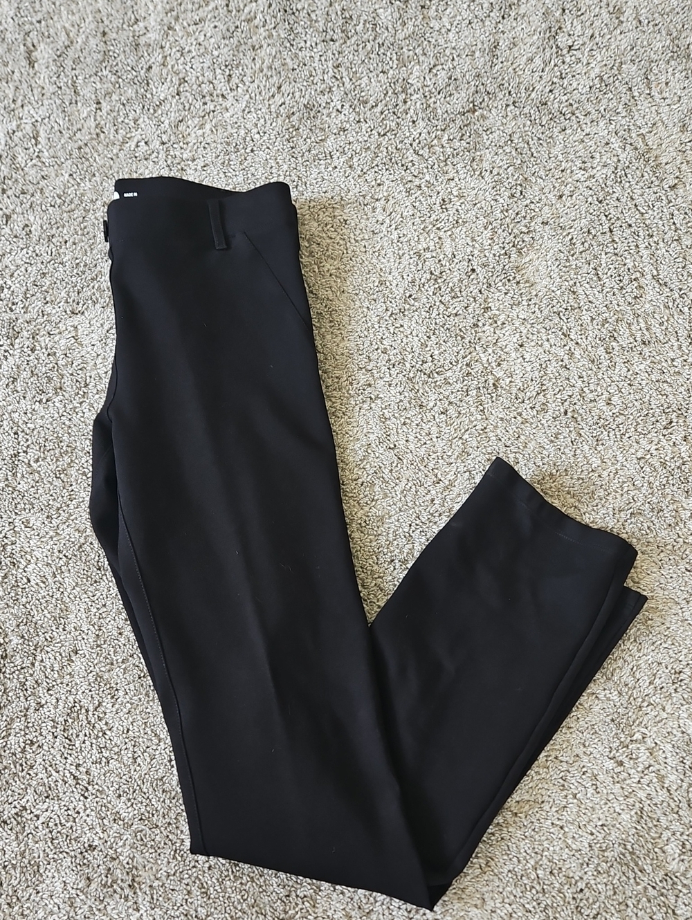 Betabrand Black Dress Pants - Straight Leg Small Tall